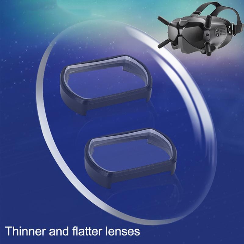 5 Millimetre Aspherical Myopia Lens For Dji Fpv Goggles Version 2 Two Pack