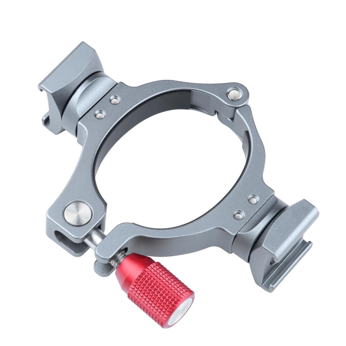 Extension Bracket With Dual Cold Shoe For Dji Om4 And Mobile 3 Stabiliser