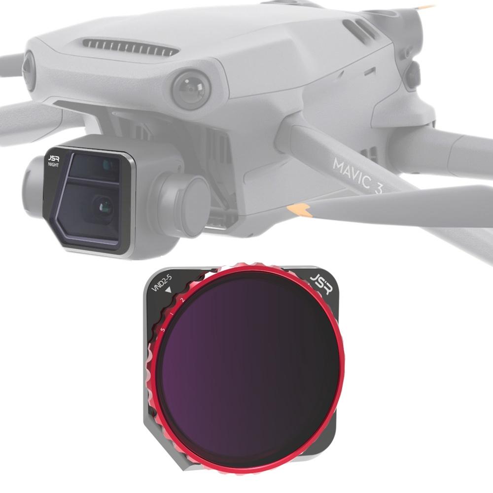 Variable Neutral Density 2.5 Stop Lens Filter For Dji Mavic 3 Drone