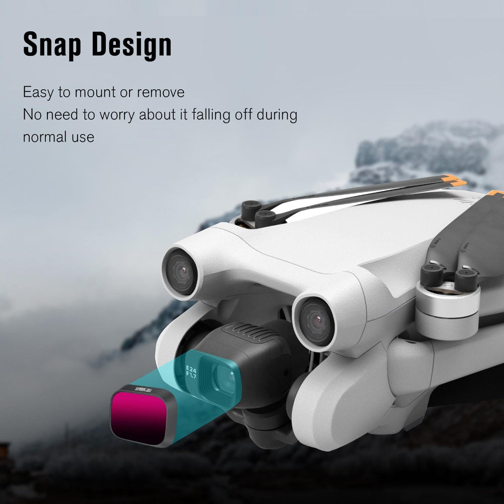 3 In 1 Lens Filter For Dji Mini Pro With Nd16 Nd64 And Nd256 Options