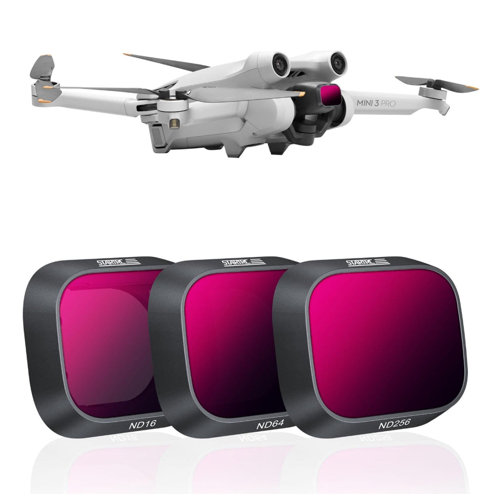3 In 1 Lens Filter For Dji Mini Pro With Nd16 Nd64 And Nd256 Options