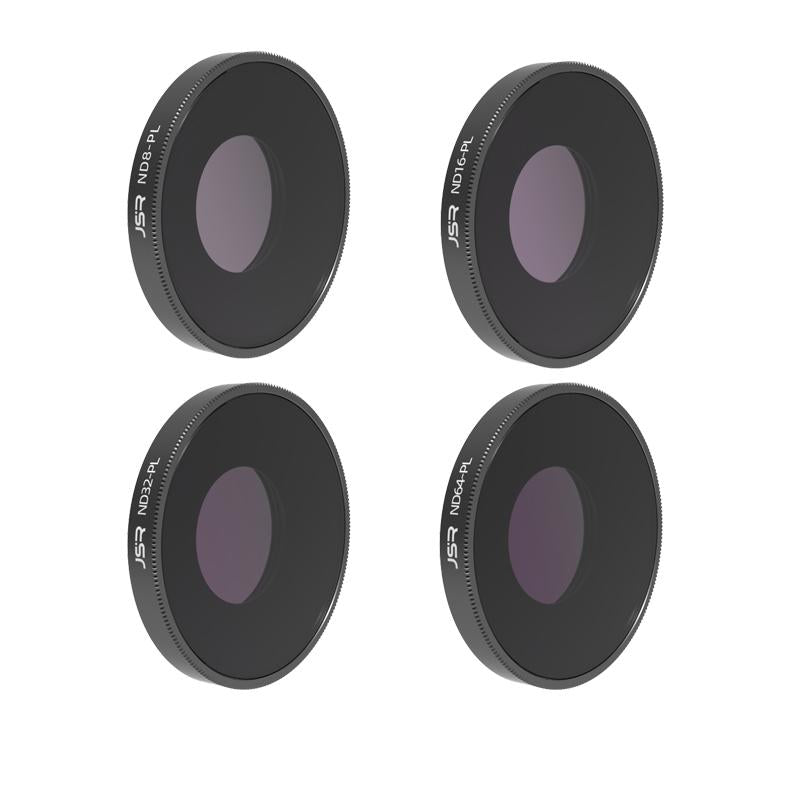 4In1 Lens Filter Set For Action Camera With Nd8pl Nd16pl Nd32pl Nd64pl Filters