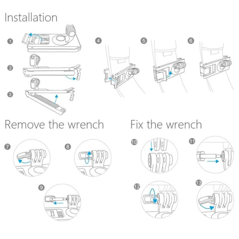 Secure Strap Holder For Dji Pocket And Action Cameras