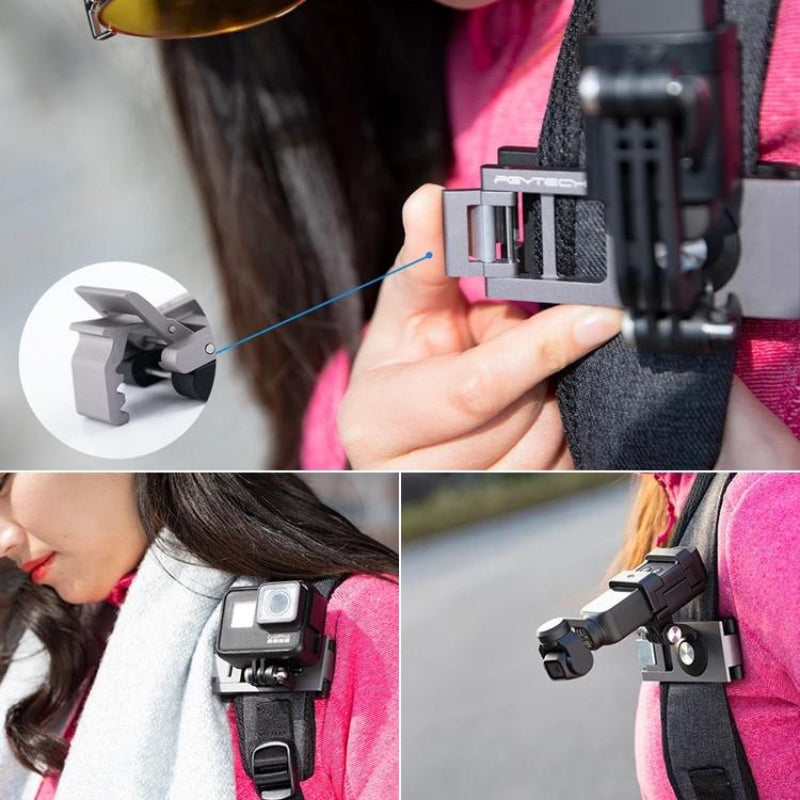 Secure Strap Holder For Dji Pocket And Action Cameras