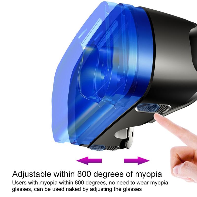 3D Vr Glasses For Mobile Phones Blu Ray Coated Lenses