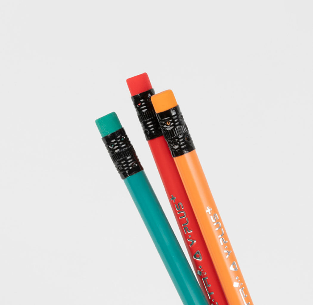 Yplus Erasable Color Pencil With Eraser 12 Colours