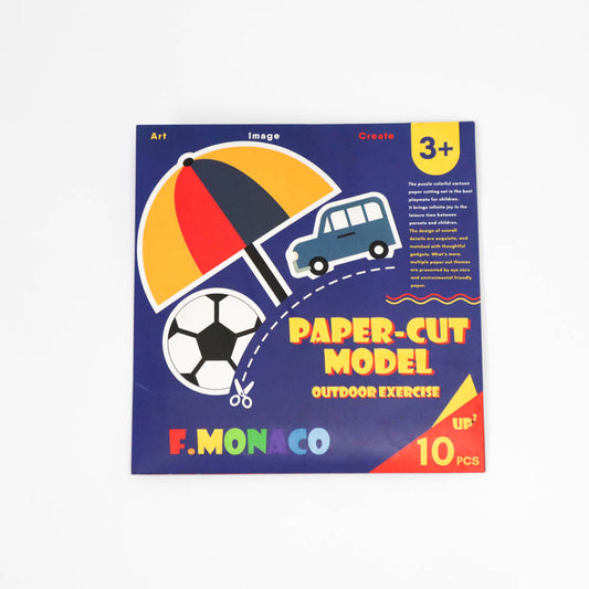 1 Sets of 1 Sets Of Flower Monacopaper Cut Model Outdoor Exercise