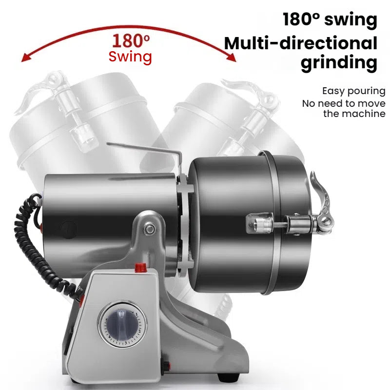 1 Sets of 1 Sets Of 3000W 800G Parts Free Big Capacity Grinder. Grinds Herbs Coffee Grains Spices Medicine Wheat & Dry F