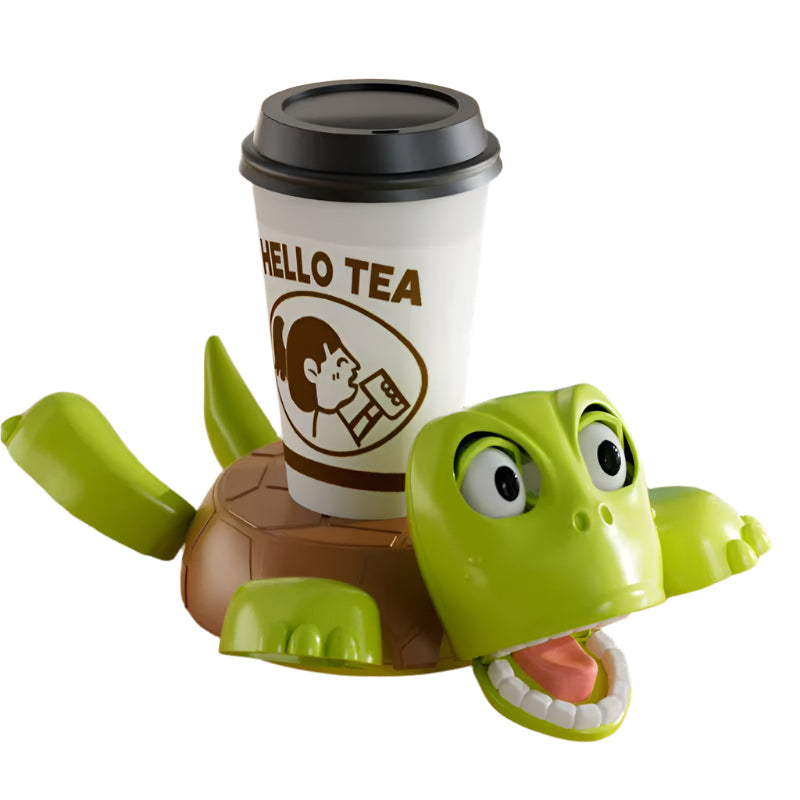 3D Printed Panicked Turtle Coaster Insulated Mug Base Decor