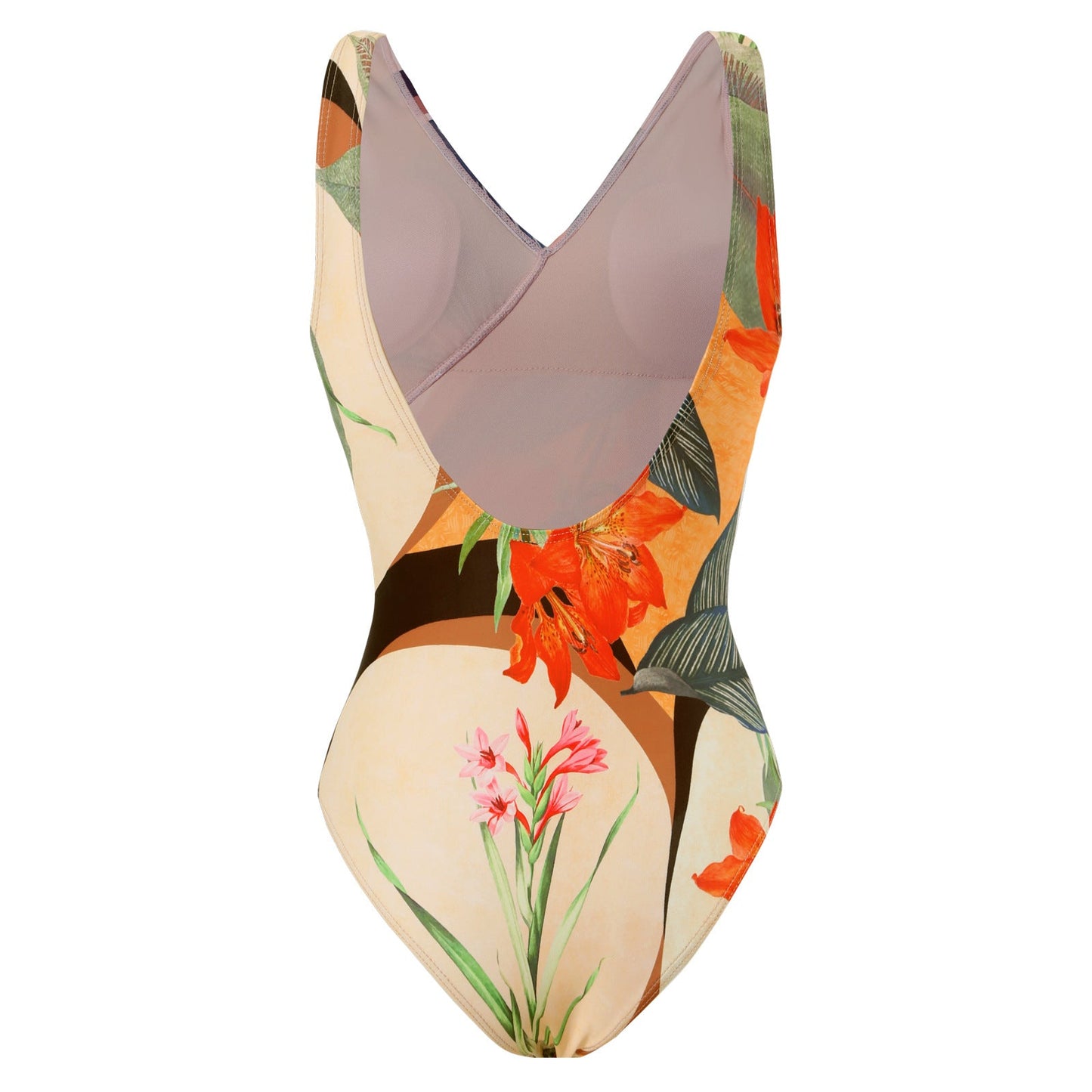 And American Conjoined Vacation Beach Hot Spring Swimsuit French Retro Bikini
