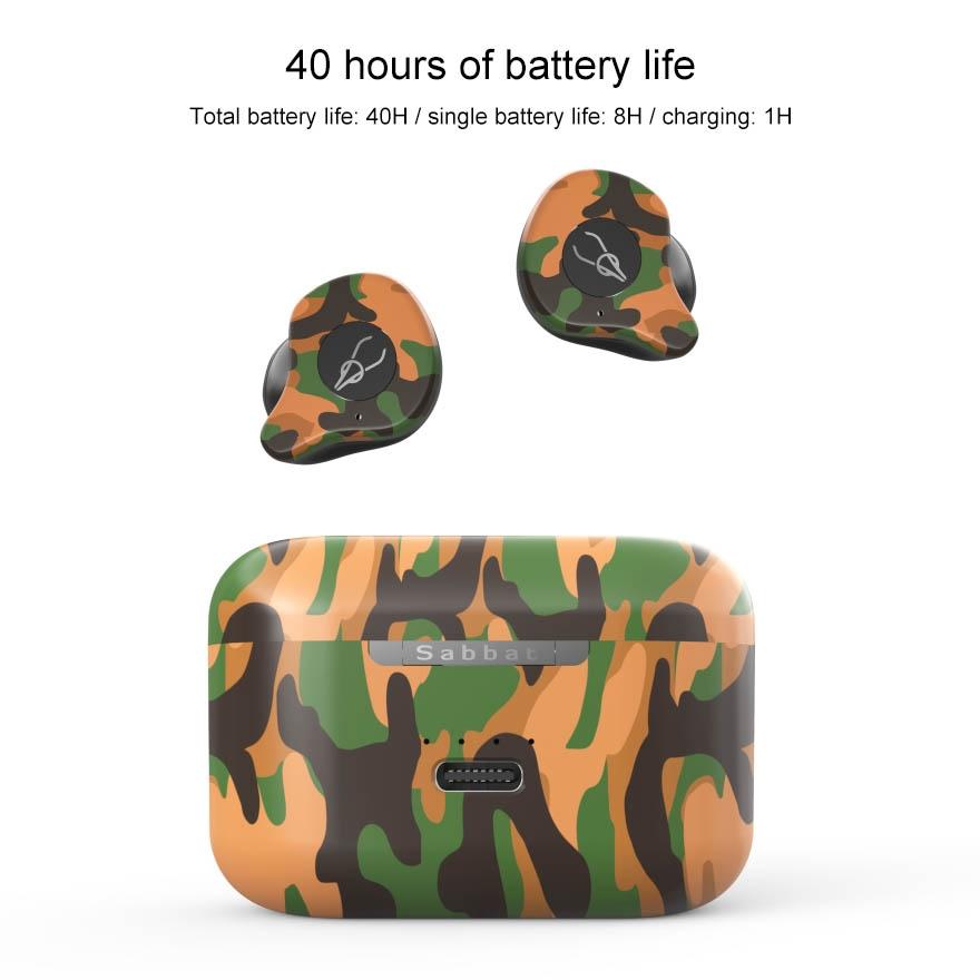 Waterproof Wireless Bluetooth Earphones With Charging Box X12 Ultra Sahara Camo