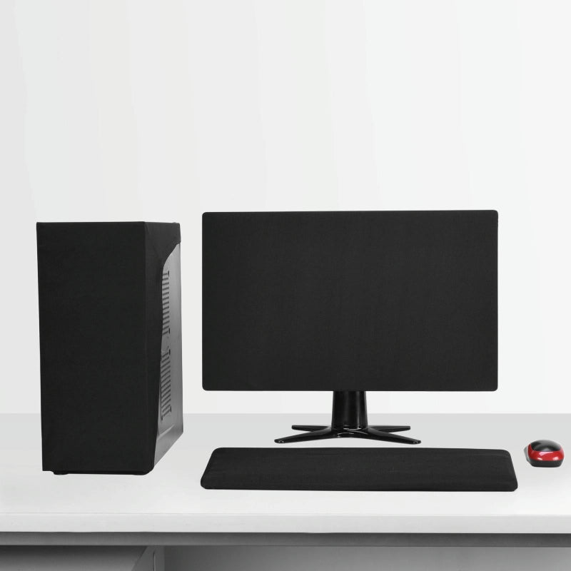 19 To 21 Inch Computer Monitor Hanging Stretch Cloth Lcd Desktop Dust Cover