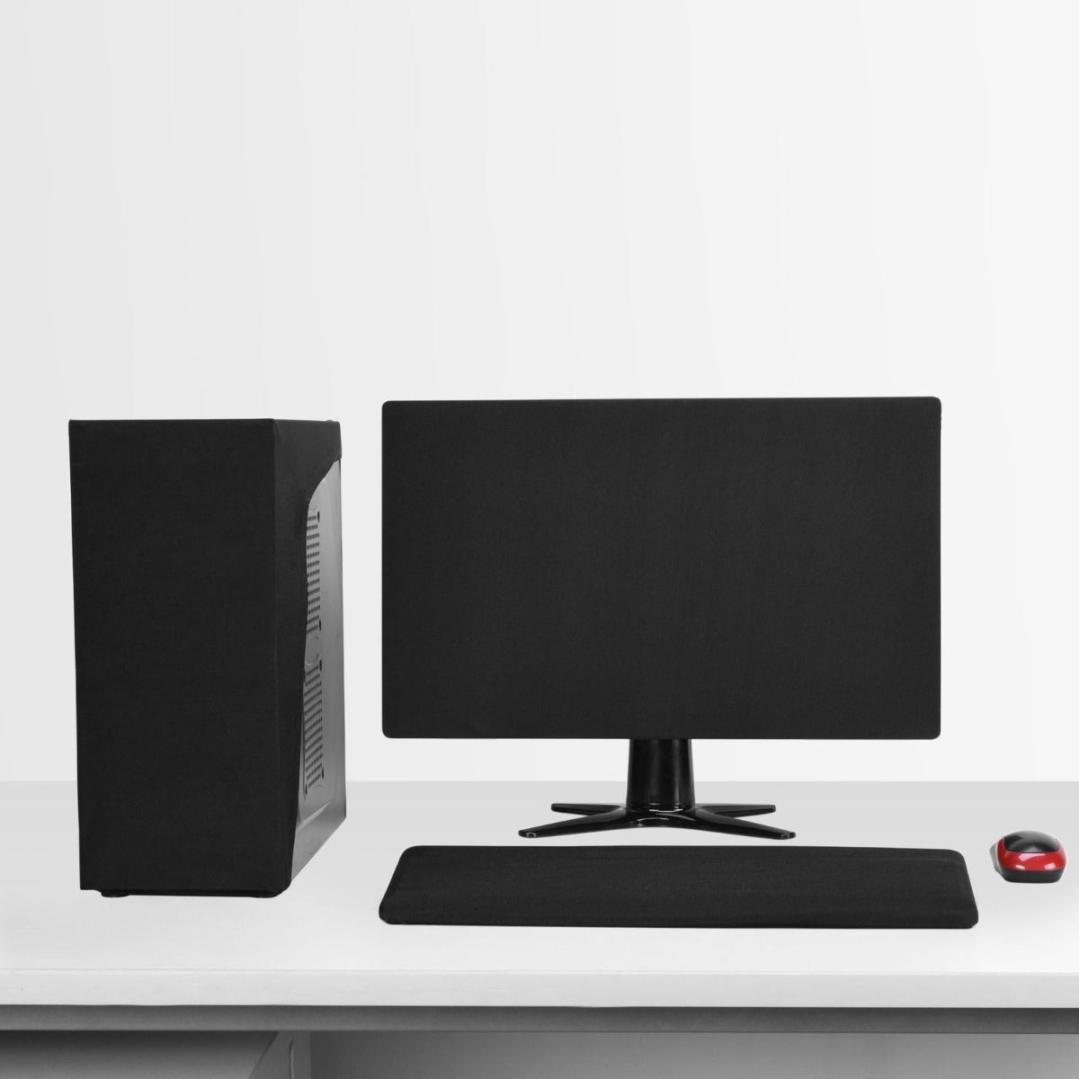 23 To 25 Inch Computer Monitor Hanging Stretch Cloth Lcd Desktop Dust Cover