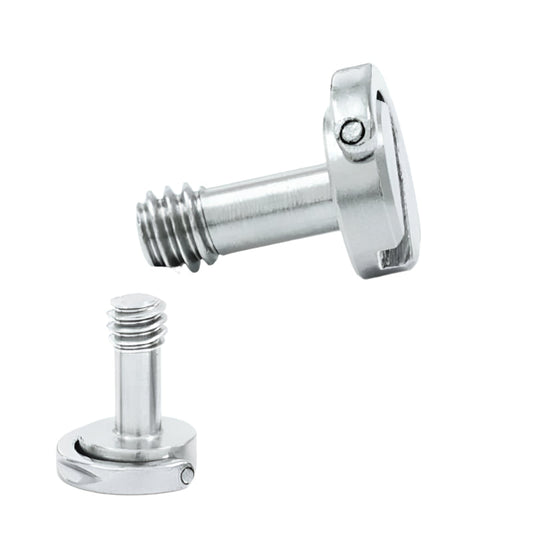 Two Pack D Ring Camera Plate Mount With One Quarter Quick Release Screws