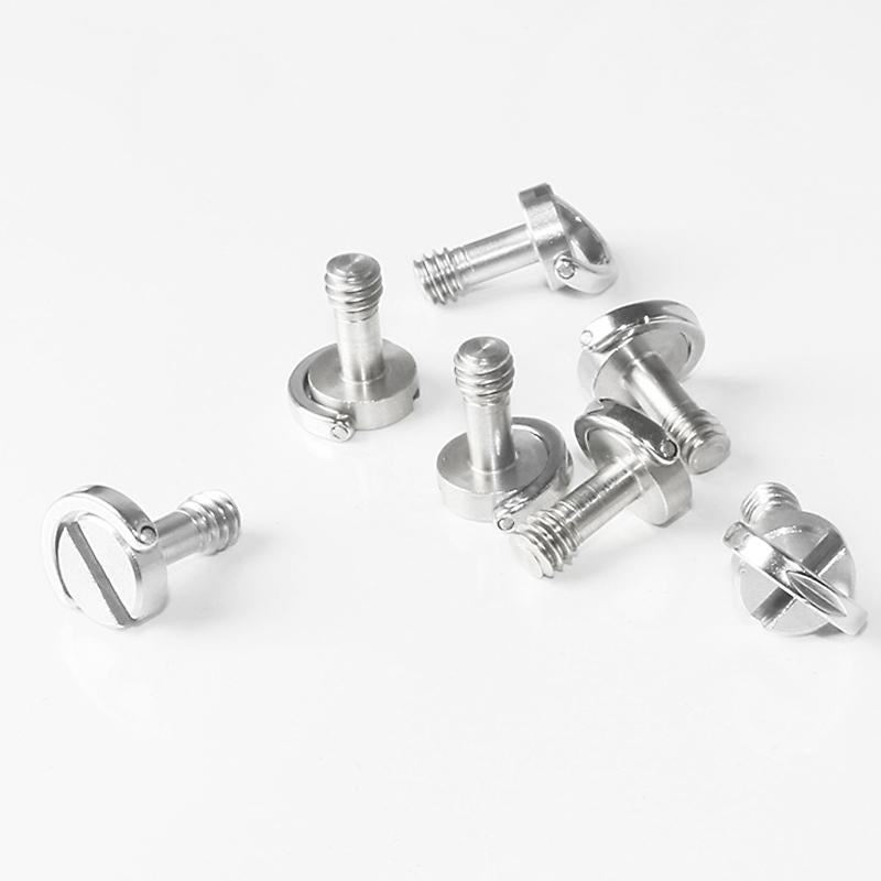 Two Pack D Ring Camera Plate Mount With One Quarter Quick Release Screws