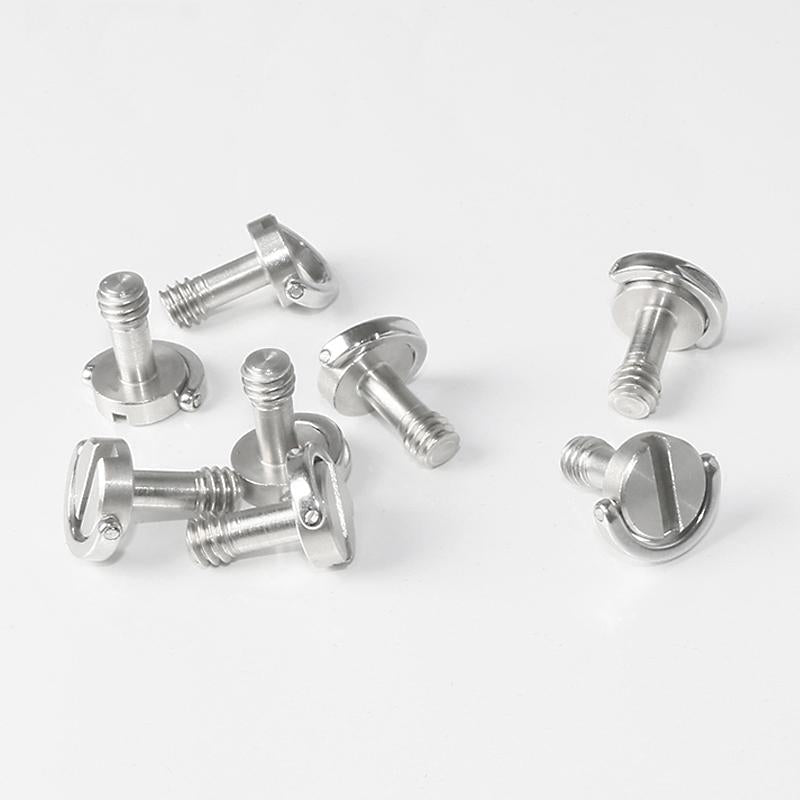 Two Pack D Ring Camera Plate Mount With One Quarter Quick Release Screws