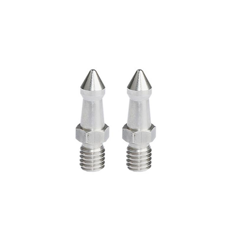 2 Pcs Stainless Steel 3/8 Inch Feet Screws For Slr Tripod