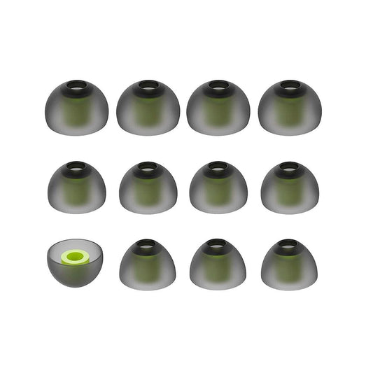 6 Pairs Silicone Ear Caps With Storage Box For 5 To 7 Millimetre Earphone Plugs