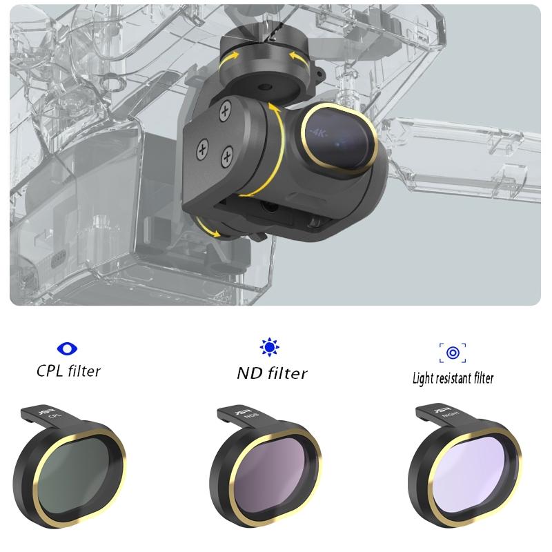 5 In 1 Lens Filter Kit For Mini Drone Nd4 Nd8 Nd16 Nd32 Stars Photography