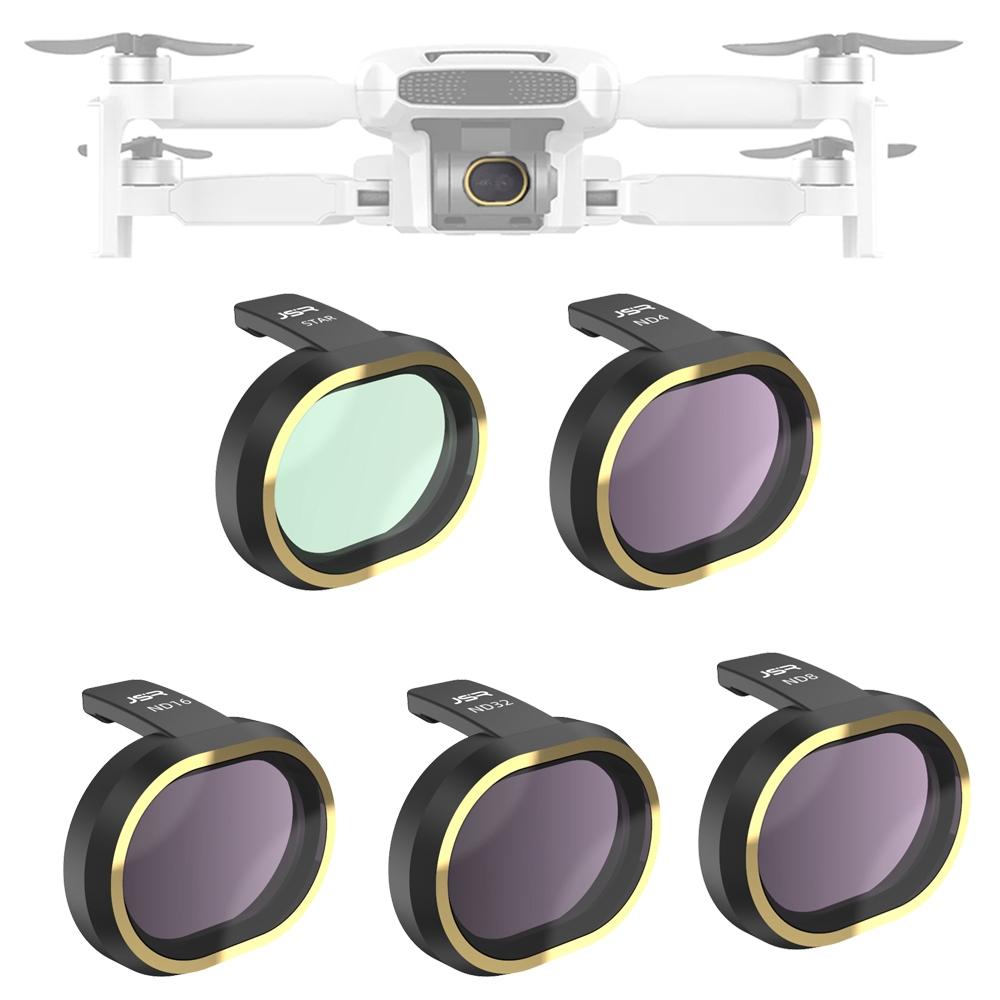 5 In 1 Lens Filter Kit For Mini Drone Nd4 Nd8 Nd16 Nd32 Stars Photography