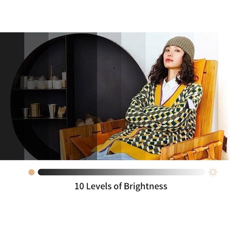 Usb Led Fill Light With Ten Brightness Levels And Colour Temperature