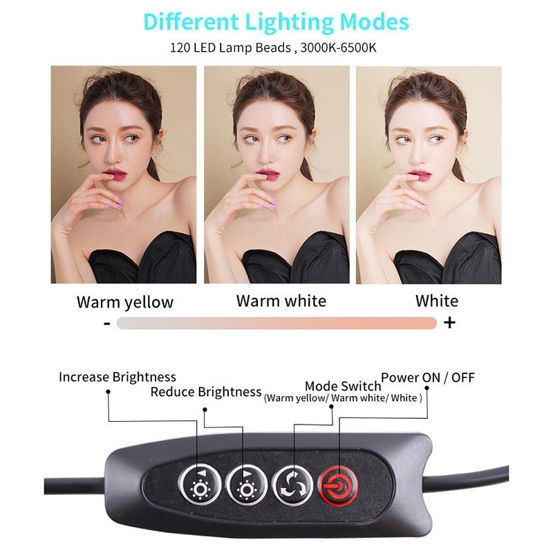 Usb Led Fill Light With Ten Brightness Levels And Colour Temperature