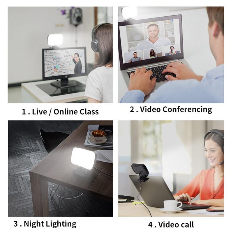 Usb Led Fill Light With Ten Brightness Levels And Colour Temperature