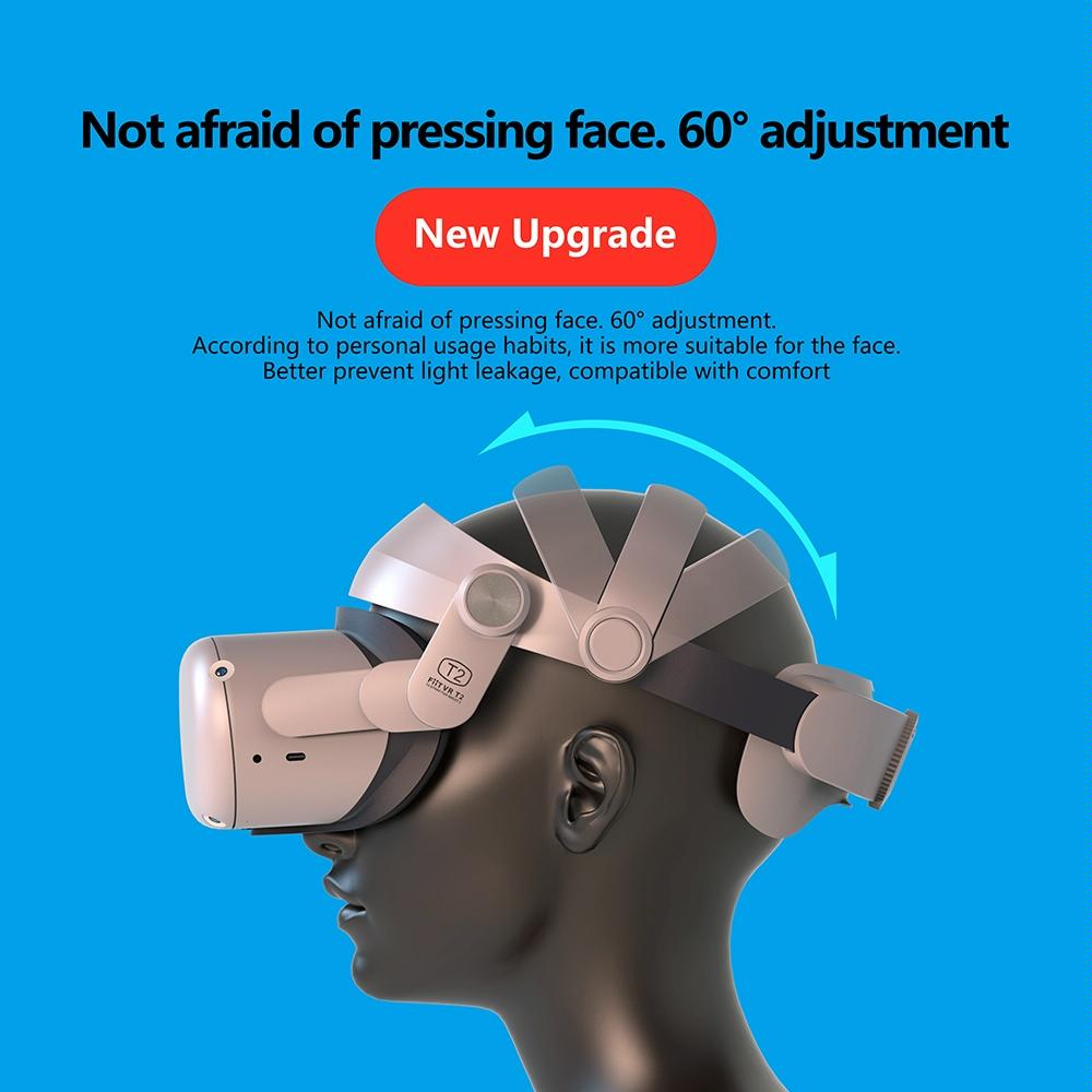 Oculus Q2 Virtual Reality Headset Hood Adjustable Ergonomic Design