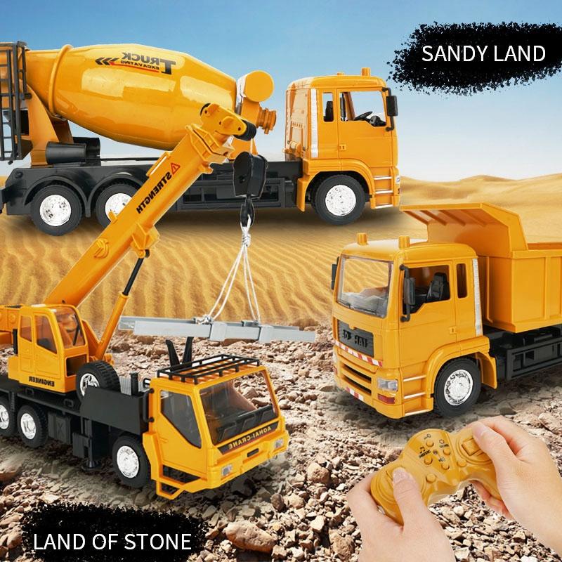 10 Channel Remote Control Mixer Truck 2.4G Simulated Engineering Vehicle