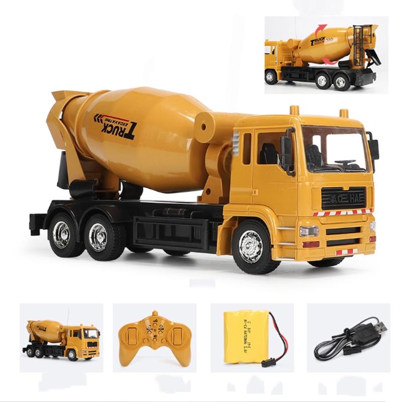 10 Channel Remote Control Mixer Truck 2.4G Simulated Engineering Vehicle