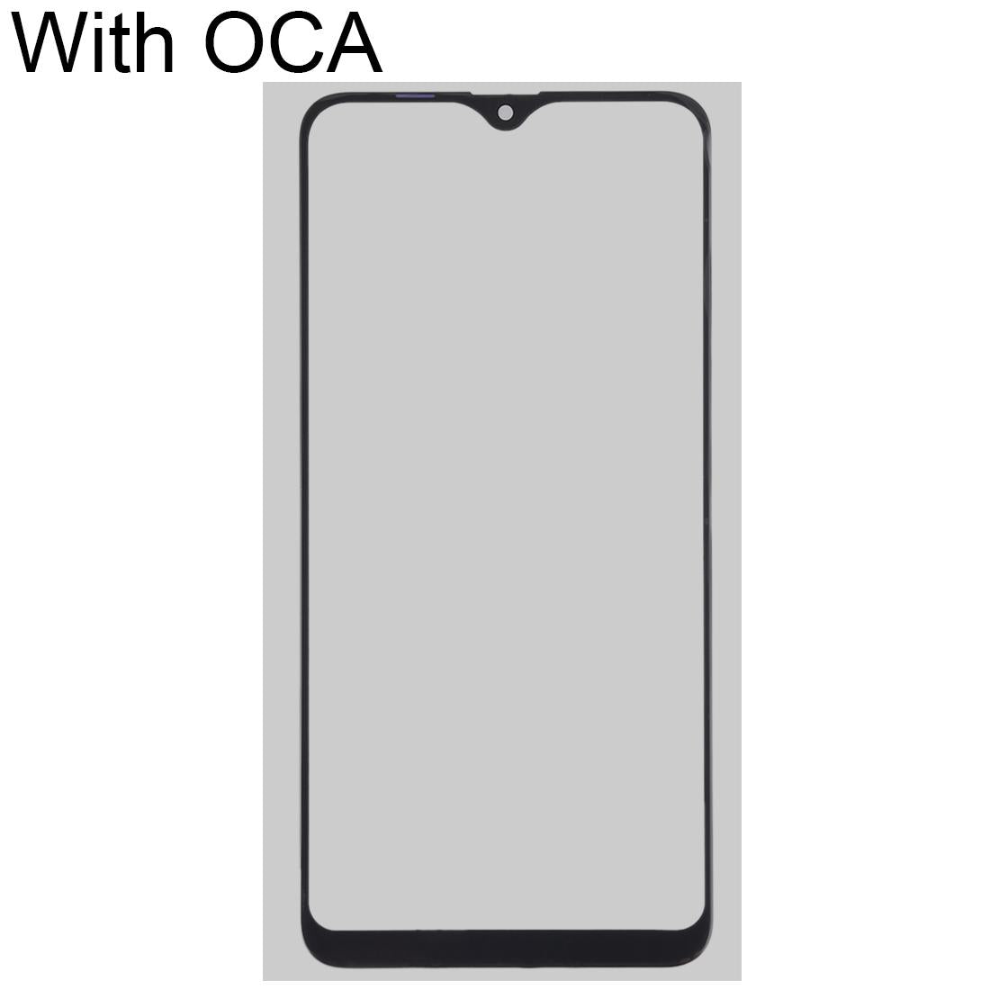 Samsung Galaxy M10 Front Screen Glass Lens With Oca Adhesive Replacement Part