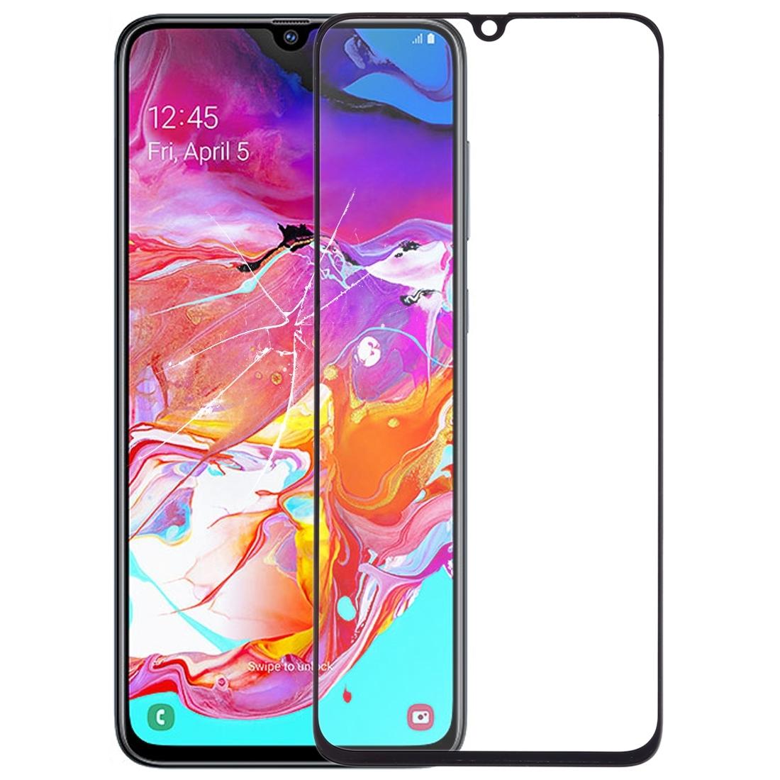 Front Screen Glass Lens With Oca Adhesive Replacement Part For Samsung Galaxy A70