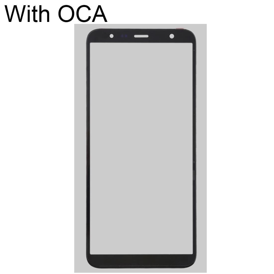 Samsung Galaxy J4+ J6+ Front Screen Glass Lens With Oca Adhesive Replacement