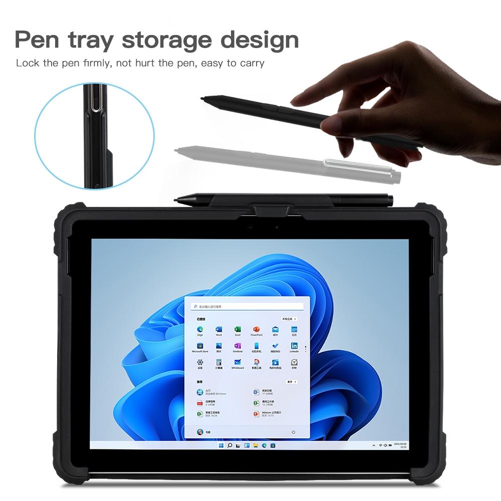 Acrylic Hand Strap Laptop Case For Microsoft Surface Pro 4 7