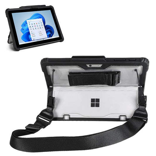 Acrylic Transparent Laptop Case With Hand Shoulder Strap For Microsoft Surface Go 1 / 2 3
