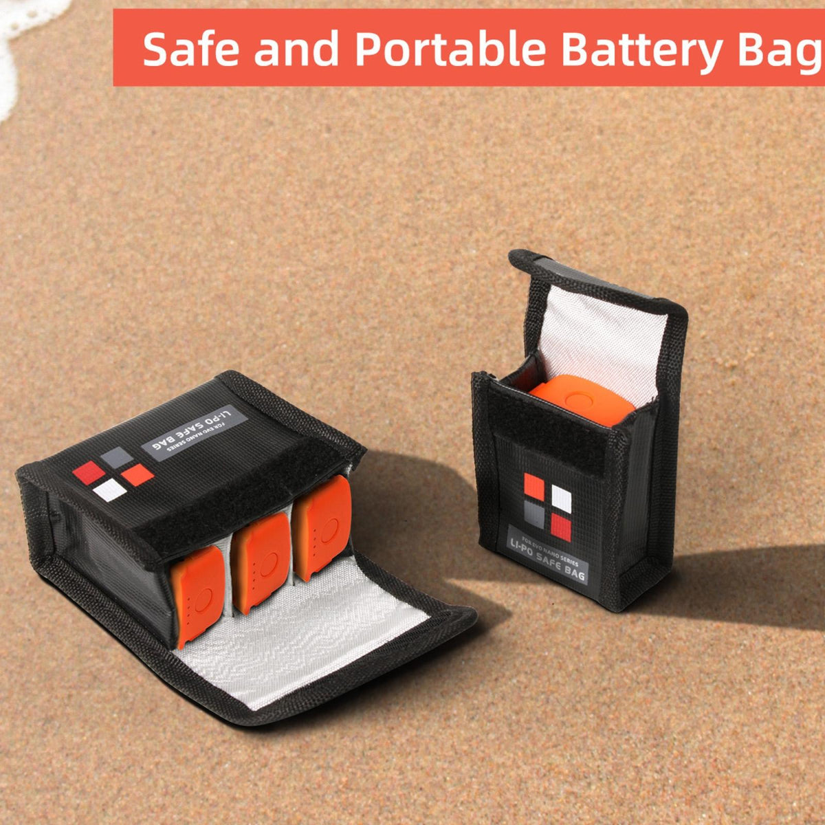 Three In One Evo Nano Battery Explosion Proof Bag For Safe Storage And Transport
