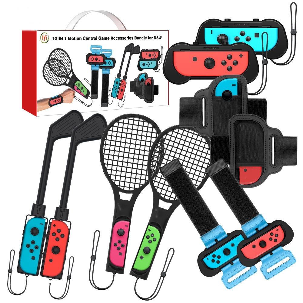 Ten Piece Sports Accessory Set For Nintendo Switch Video Game Accessories