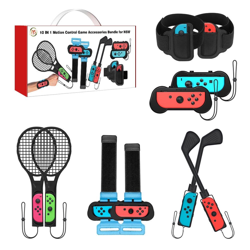 Ten Piece Sports Accessory Set For Nintendo Switch Video Game Accessories