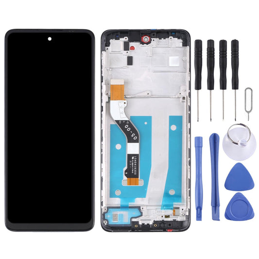 Motorola G60s Lcd Screen Assembly With Frame Mobile Phone Replacement Part