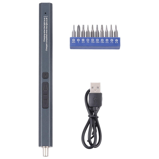12 In Rechargeable Cordless Electric Screwdriver Set With Type Port