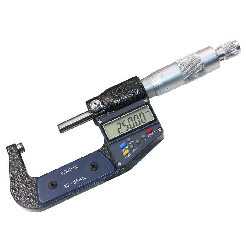 Electronic Digital Micrometer 25 To 50 Millimetres With 0.001 Resolution