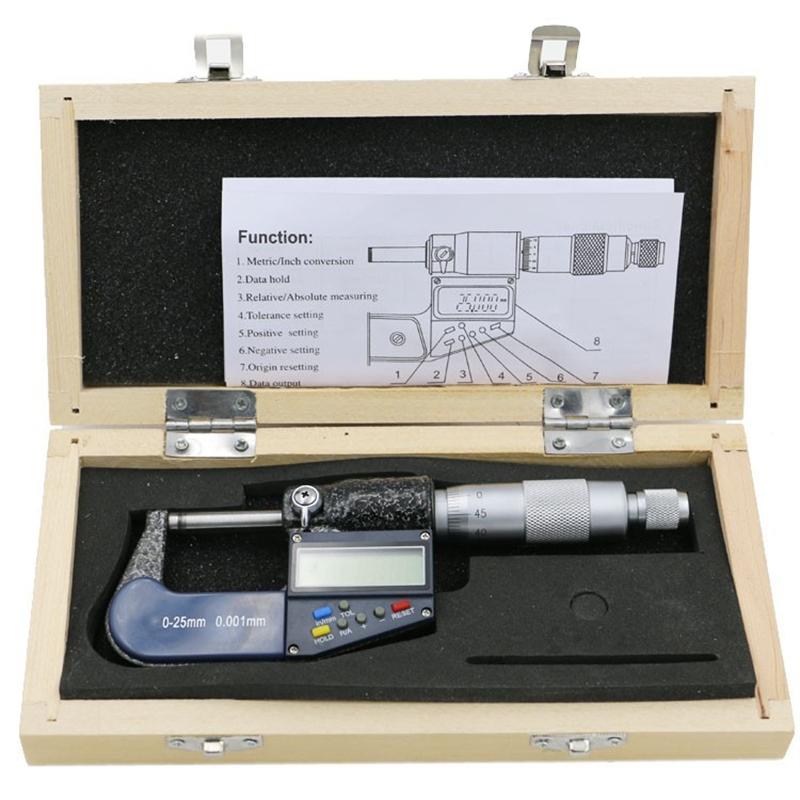 Digital Micrometer 0.001 Millimetre Resolution 50 To 75 Range