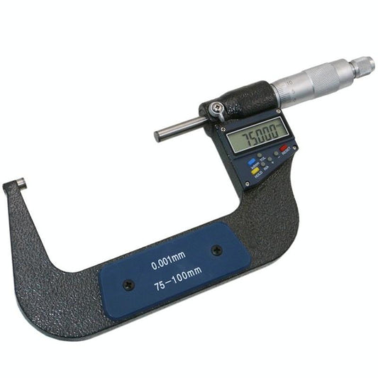 Precision Digital Micrometer 0.001Mm Resolution 75 100Mm Measurement Tool