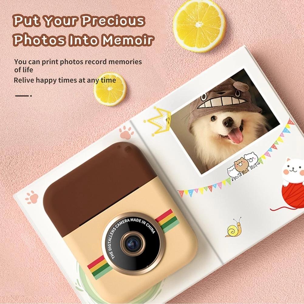 2.4 Inch High Definition Screen Instant Camera For Children With Dual Cameras