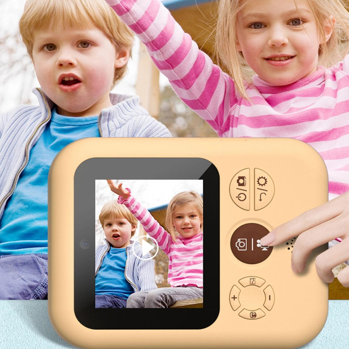2.4 Inch High Definition Screen Instant Camera For Children With Dual Cameras