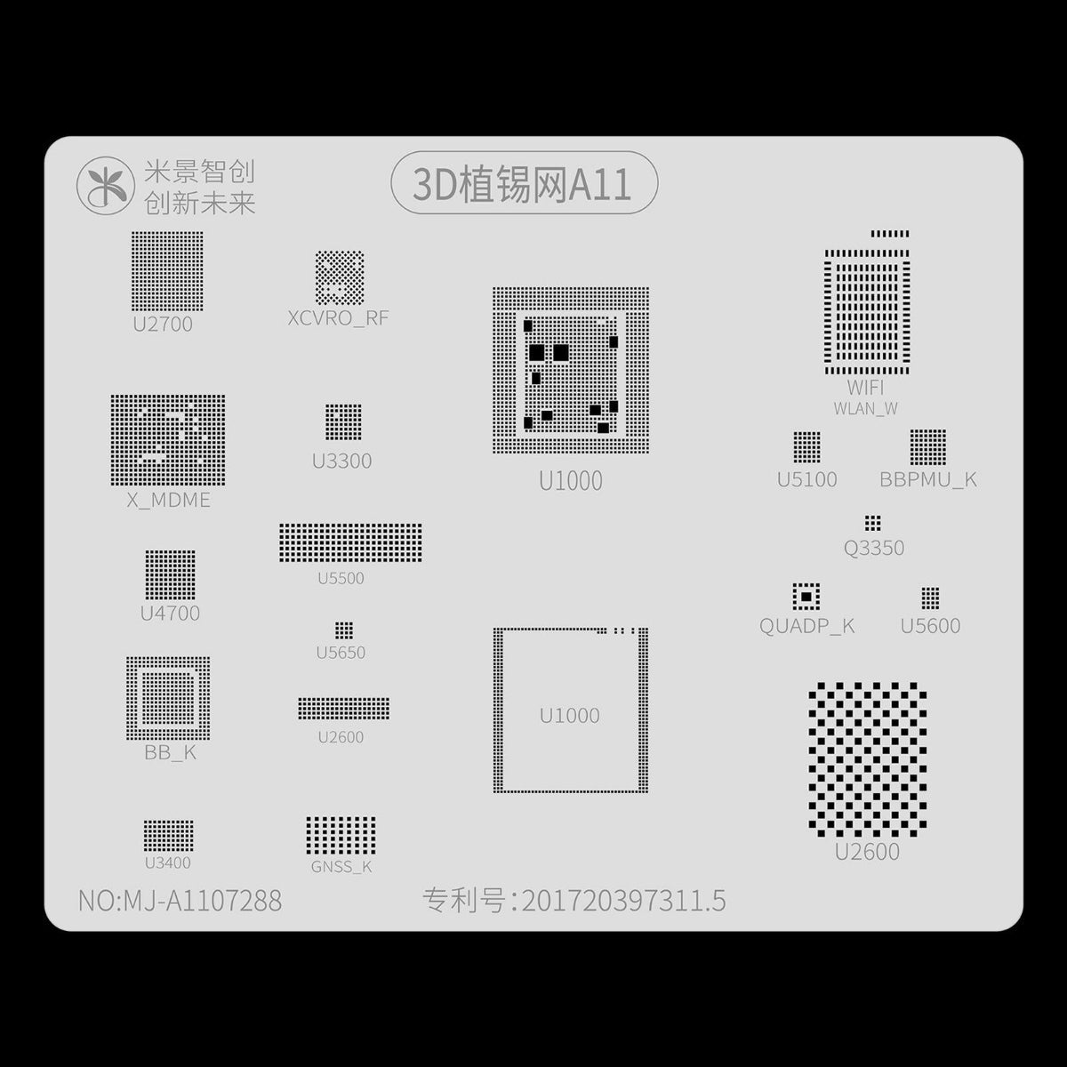 3D Bga Solder Reballing Net For A11 Model Chip Repair And Rework Guide