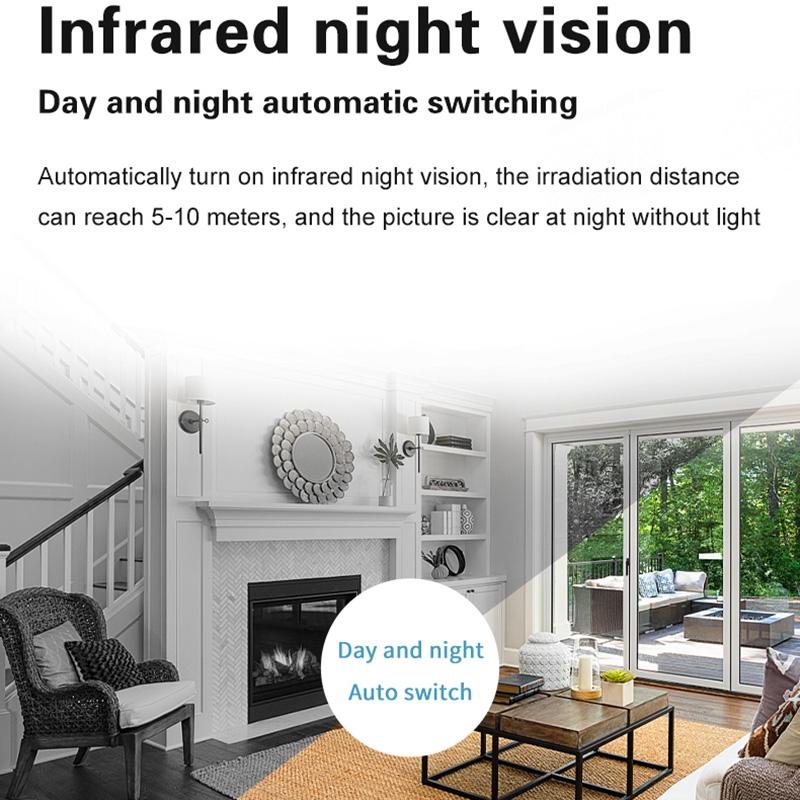 Ome Security Infrared Night Vision Wireless Voice Intercom Small Camera