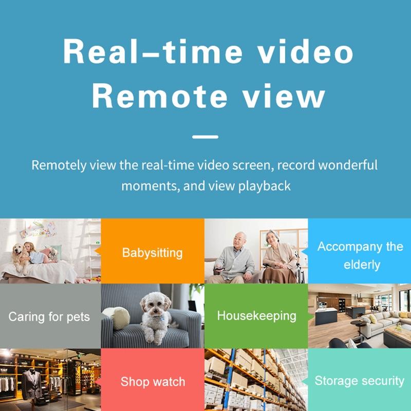 Ome Security Infrared Night Vision Wireless Voice Intercom Small Camera