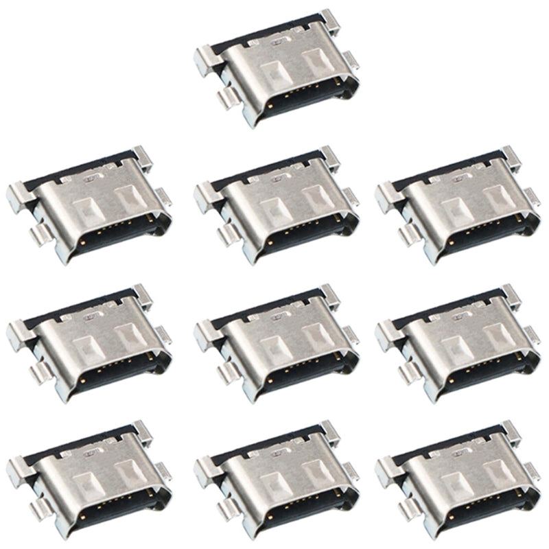 10 Piece Charging Port Connector For Samsung Galaxy F12 Mobile Phone Parts