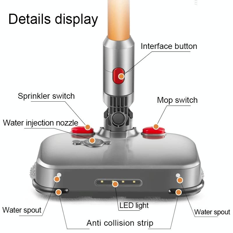 Dyson V6 Electric Wet And Dry Mopping Head With Water Tank For Effective Cleaning